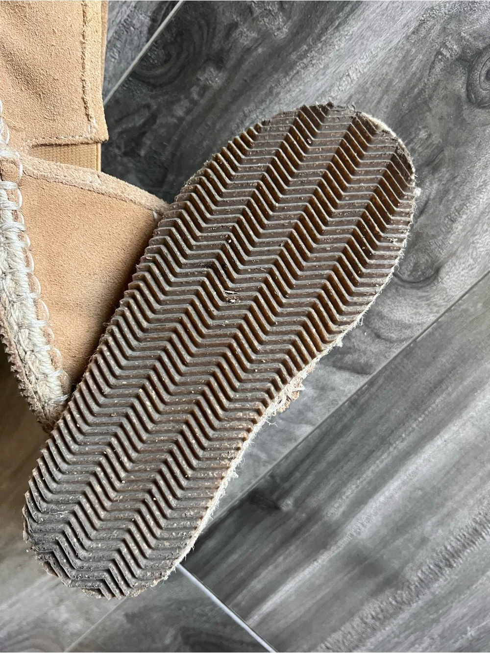 Zara Kids Tan Suede Moccasins